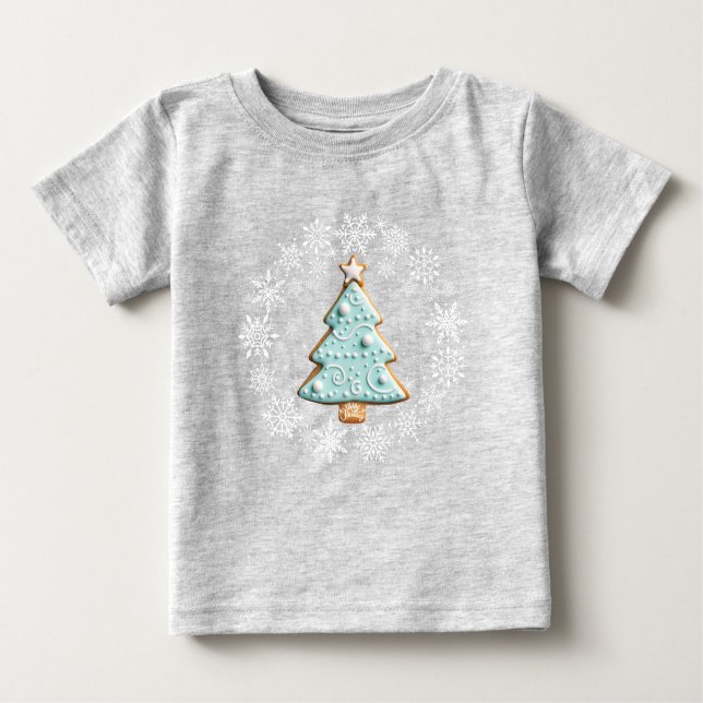 White Christmas, Gingerbread Cookie T-Shirt (Front)