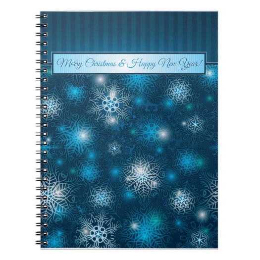 White Christmas & Happy New Year Notebook