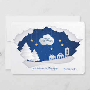 White Christmas Holiday Card