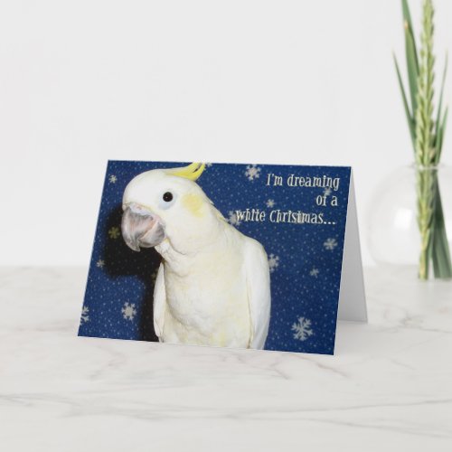 White Christmas Holiday Card