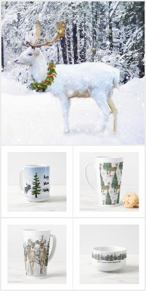  White Christmas/Holiday Decorations