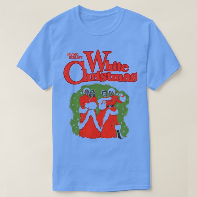 White Christmas IN COLOR T-Shirt (Design Front)