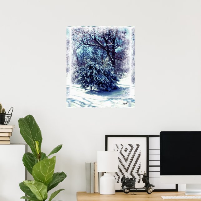 White Christmas in Wonderland  Poster (Home Office)