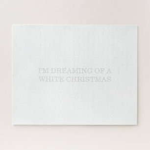 white christmas jigsaw puzzle