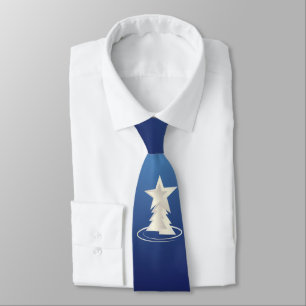 White Christmas Neck Tie