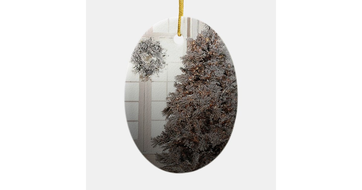 White Christmas Ornament | Zazzle.com