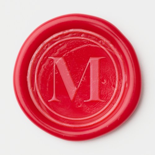 White Christmas Red Wax Seal Sticker