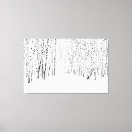 White Christmas Tale Canvas Print