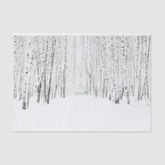 White Christmas Tale Tissue Paper (Front)