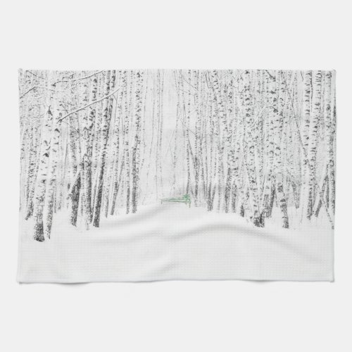 White Christmas Tale Towel