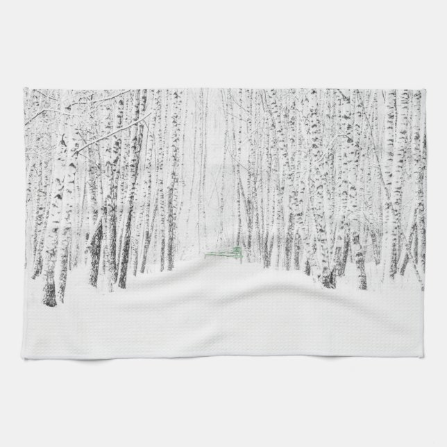 White Christmas Tale Towel (Horizontal)