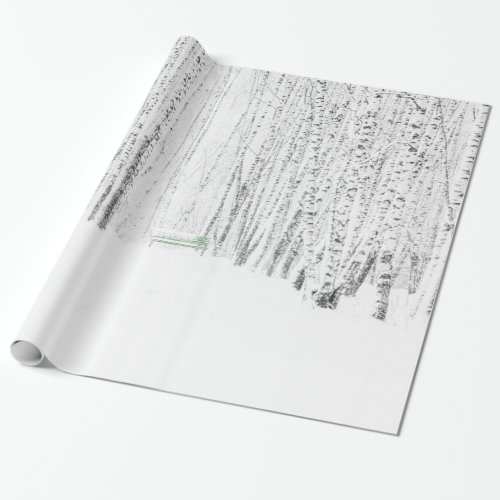 White Christmas Tale Wrapping Paper