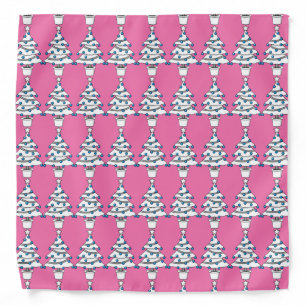 White Christmas Tree Bandana