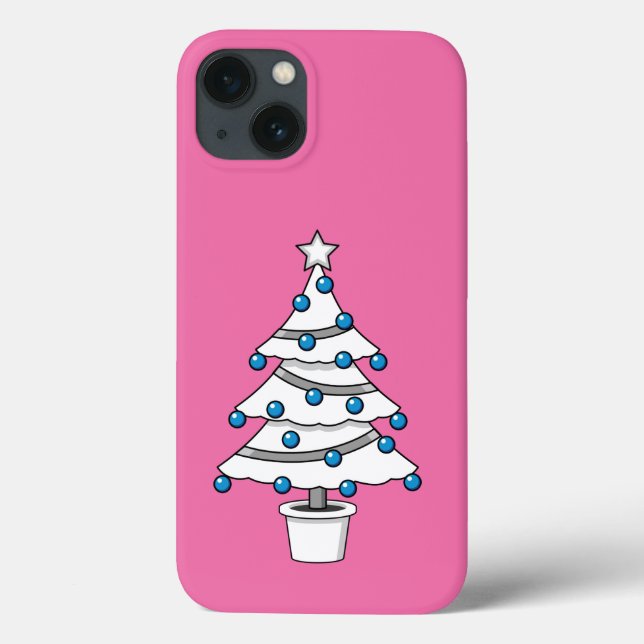 White Christmas Tree Case-Mate iPhone Case (Back)