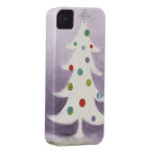 White Christmas Tree Case-Mate iPhone Case (Back/Right)