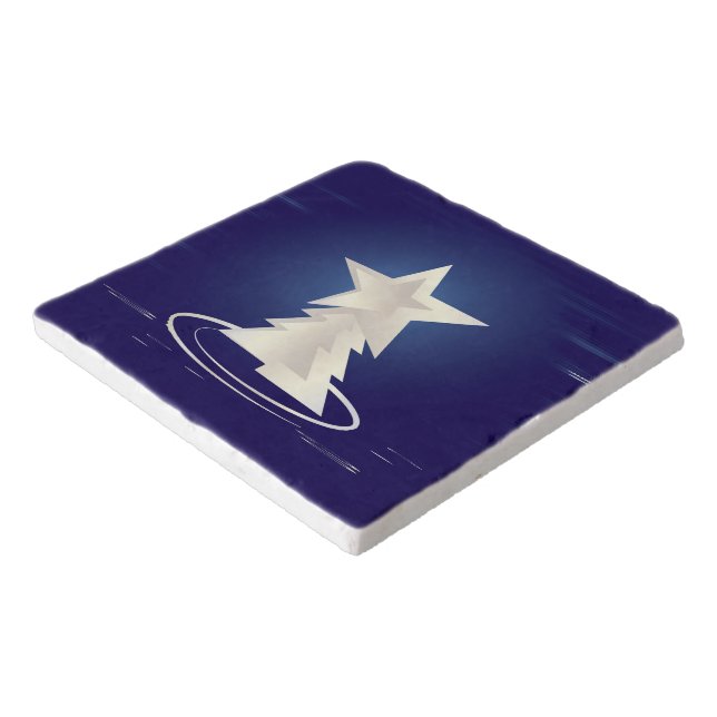 White Christmas Trivet (Corner)