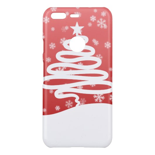 White Christmas Uncommon Google Pixel Case (Back)