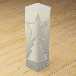White Christmas Wine Box