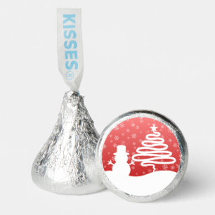White Christmas Winter Wonderland Snowman Tree Hershey®'s Kisses®