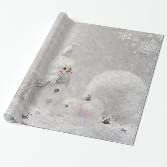 White Christmas Wrapping Paper