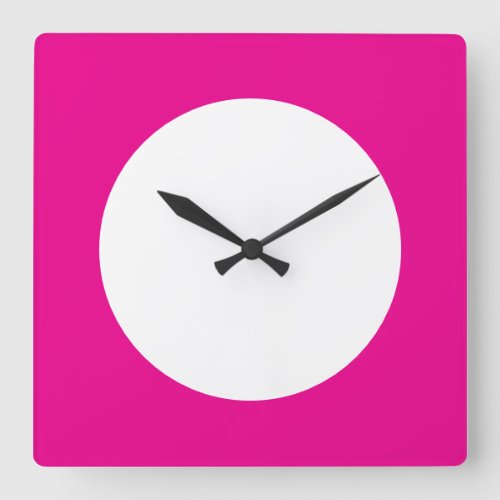 White Circle Acrylic Wall Clock