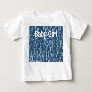 White Circuit Lines Baby T-Shirt