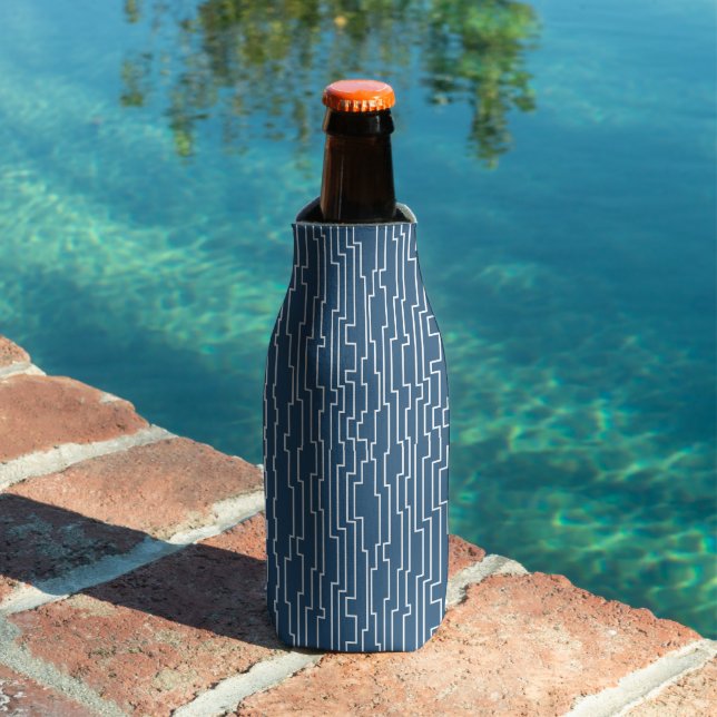 White Circuit Lines  Bottle Cooler (In Situ Pool)