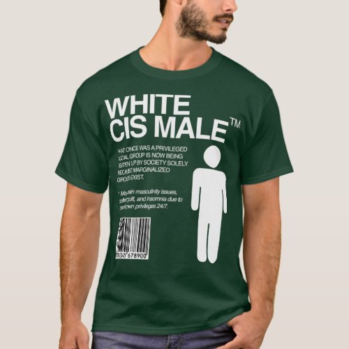 White CIS Male LGBTQ LGBT Queer Marxist Liberal 2 T_Shirt