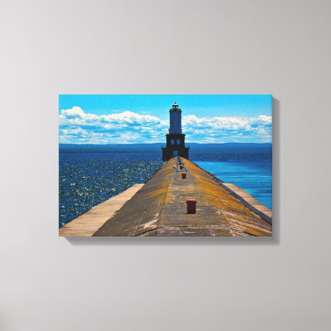 White City Lighthouse Canvas Print (Front)