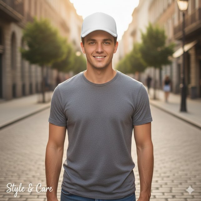 White Classic Simple Solid Color Trucker Hat (White Classic Simple Solid Color Trucker Hat)