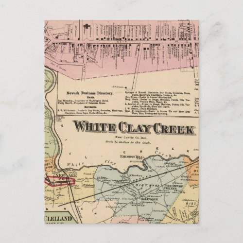 White Clay Creek Newark Postcard