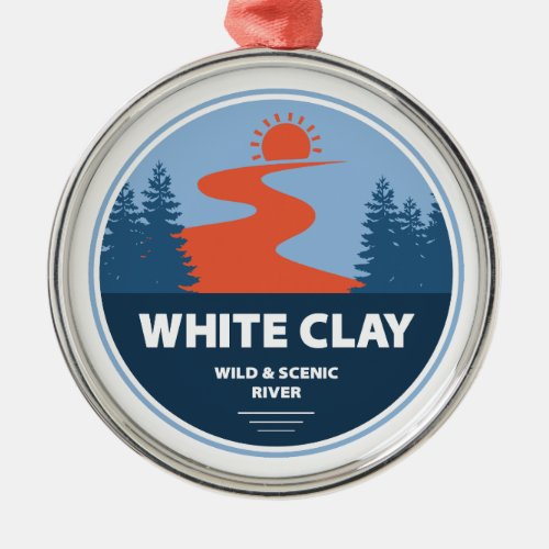White Clay Wild And Scenic River Metal Ornament