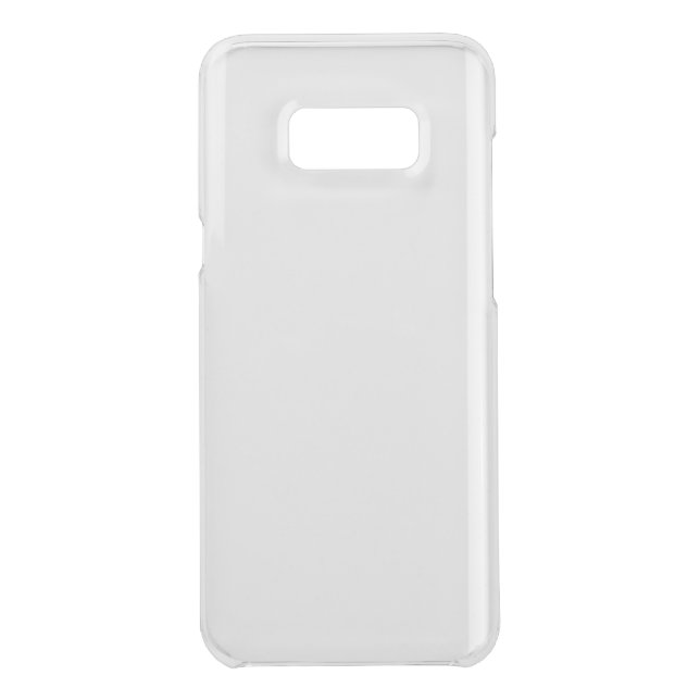 White Clear Uncommon Samsung Galaxy S8+ Case (Back)