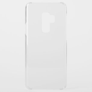 White Clear Uncommon Samsung Galaxy S9+ Case