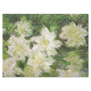 White Clematis by Claude Monet Tissue Paper