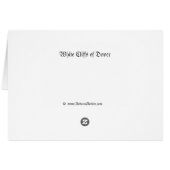 White Cliffs of Dover, England Cards (Back Horizontal)