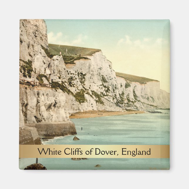 White Cliffs of Dover, Kent, England Magnet (Front)