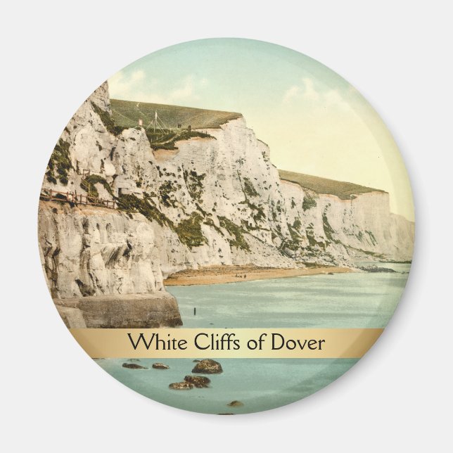 White Cliffs of Dover, Kent, England Magnet (Front)