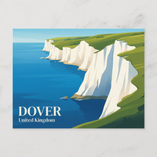 White Cliffs of Dover United Kingdom Postcard