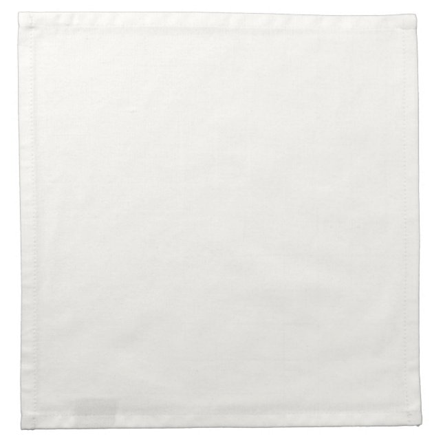 White Cloth Napkin (Front)