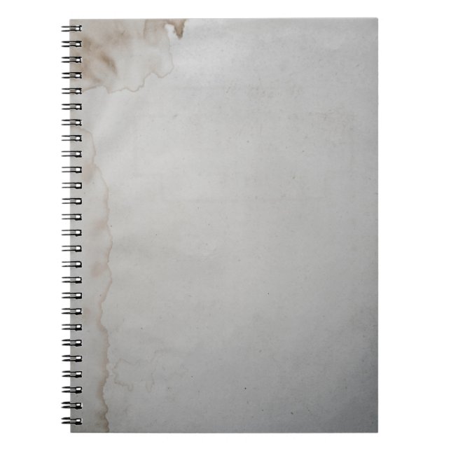 White cloth with stain notebook (Front)