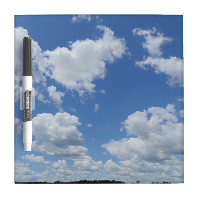 White Cloud Blue Sky  Dry-Erase Board (Front)