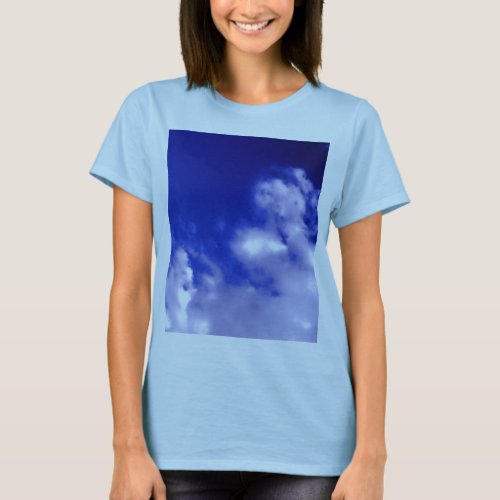 White Clouds  Blue Sky T_Shirt