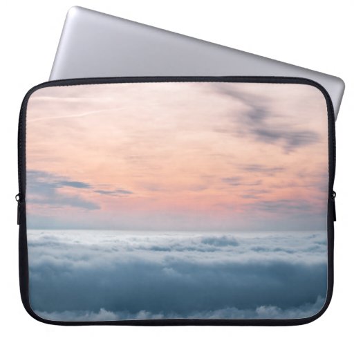 WHITE CLOUDS DURING DAYTIME IN LANDSCAPE PHOTOGRAP LAPTOP SLEEVE