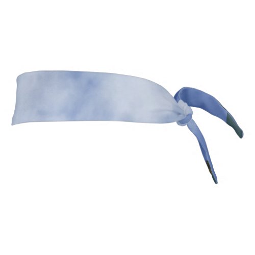 White Clouds in Blue Sky Tie Headband