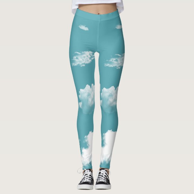 White Clouds Leggings (Front)