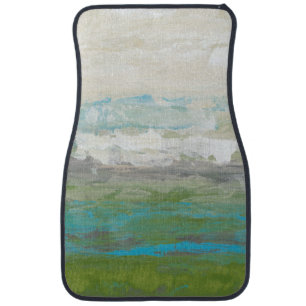 White Clouds Overlooking Beautiful Landscape Car Floor Mat