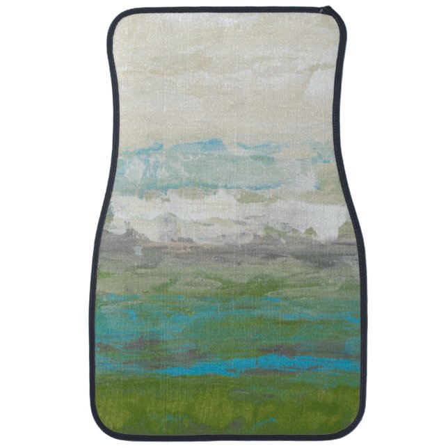 White Clouds Overlooking Beautiful Landscape Car Floor Mat (Front)