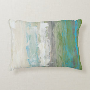 White Clouds Overlooking Beautiful Landscape Decorative Pillow