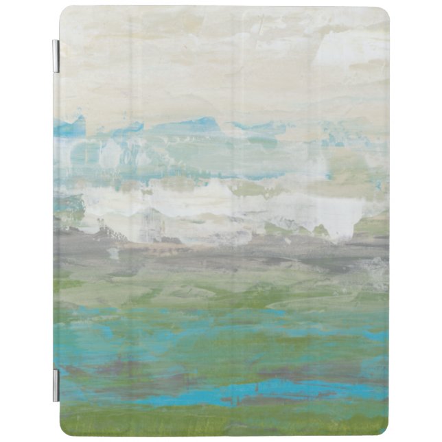 White Clouds Overlooking Beautiful Landscape iPad Smart Cover (Front)